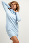Dámské šaty T376/5 světle modré - Tessita XL