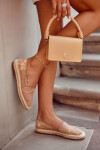 Klasické dámské espadrilky prolamované nude Catris 37