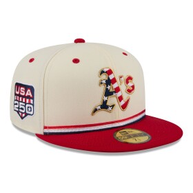 New Era Pánská kšiltovka Oakland Athletics MLB Athletics 2026 4th of July USA 250 59FIFTY Fitted Velikost: 7 1/2
