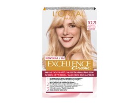 L'Oréal Paris Excellence Créme permanentní barva na vlasy 10.21 Nejsvětlejší perleťová blond 72+48+12+60 ml