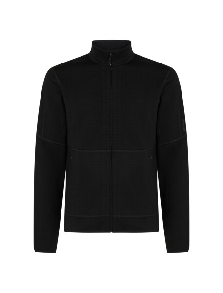 ICEBREAKER Mens Merino 400 RealFleece Descender LS Z, Black (vzorek) velikost: M