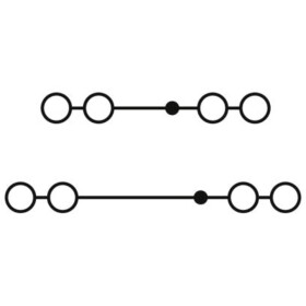 Phoenix Contact 3210610 dvojitá svorka 5.2 mm pružinová svorka modrá 50 ks