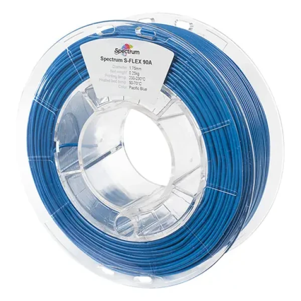 Spectrum 80264 3D filament S-Flex 90A pacific blue | 1.75mm | 250g (80264)