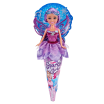 Princezna zimní Sparkle Girlz v kornoutku - fialová