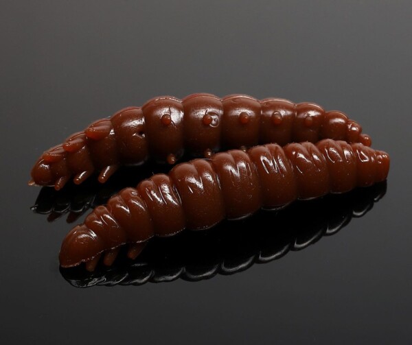 Libra Lures Larva Brown - 3,5cm 12ks,Libra Lures Larva Brown - 3,5cm 12ks