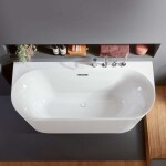 VILLEROY & BOCH - Loop&Friends Vana 170x75 cm, alpská bílá UBA170LOF9CS00V-01