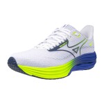 Mizuno Wave Rider 29 Men White / Estate Blue / Lightning Yellow - Běžecké boty Mizuno WAVE RIDER 29 J1GC250353 Velikost obuvi v EU: 46