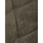 Židle jídelní, zelená látka cowboy, nohy černý kov