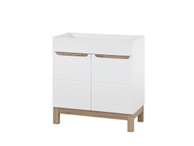 COMAD - Skříňka pod umyvadlo 80cm 2 dvířka BALI bílá 5907611647479