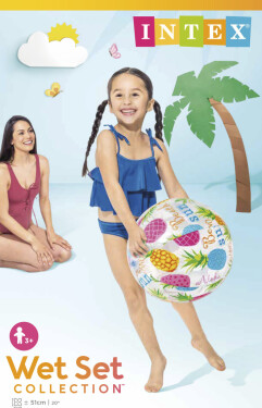 Míč 51 cm, barevný - Alltoys Intex