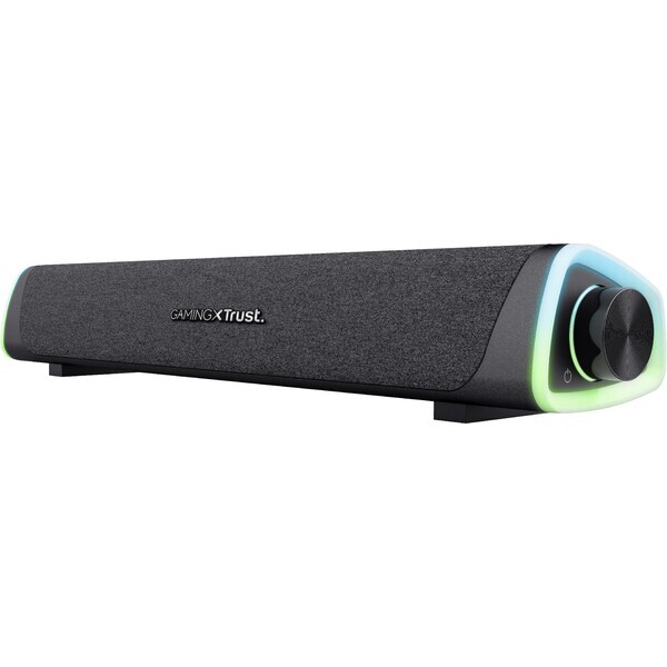 Trust GXT620 Axon černá / Soundbar k PC / 6W / RGB / 3.5mm jack / USB napájení (24482-T)