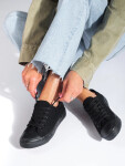 Krásné dámské černé tenisky XL03ALL.B - Fashion Boty 38