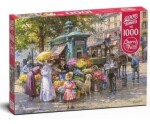 Puzzle Cherry Pazzi 1000 dílků - Květinový trh (Blumenmarkt)
