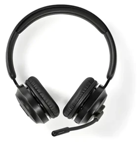 Nedis CHSTB310BK černá / Sluchátka s mikrofonem / On-ear / Bluetooth / Sklopný mikrofon (CHSTB310BK)