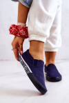 Dámské Tenisky Slip-on Big Star HH274011 Námořnická modrá 37