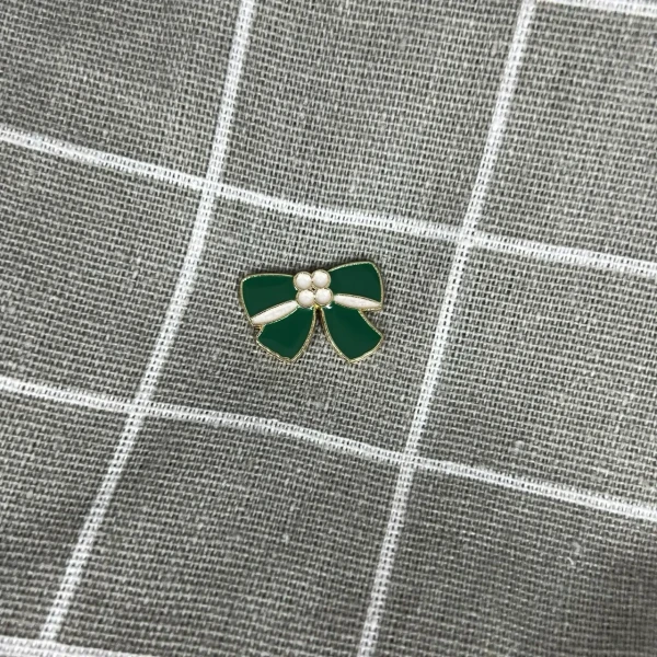 Pinarna.cz Zeleno-bílá mašle