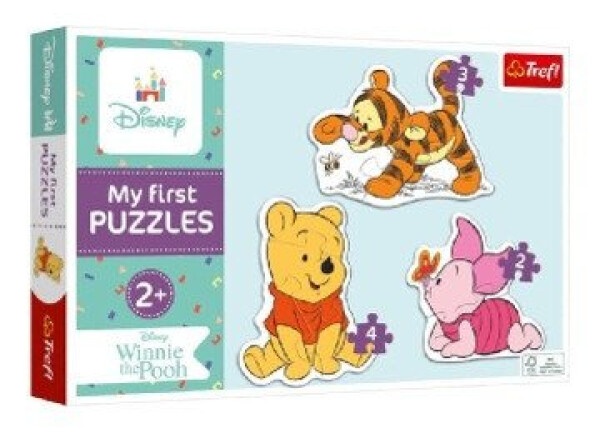 Baby puzzle Medvídek Pú 3v1 (2,3,4 dílků)
