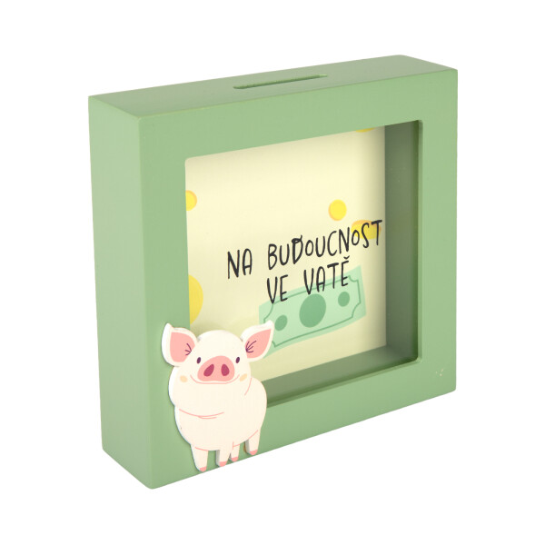 3D pokladnička v rámečku - Budoucnost ve vatě - Albi