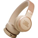 JBL Live 670 NC sluchátka otevřená (On Ear) Bez kabelu, Bluetooth® Potlačení hluku složitelná, Dálkový ovladač, Surround-Sound