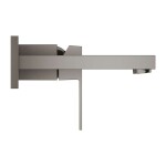 GROHE - Eurocube Umyvadlová baterie pod omítku, 2-otvorová instalace, kartáčovaný Hard Graphite 19895AL0