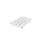 A4tech FStyler, bezdrátová numerická klávesnice, bílá