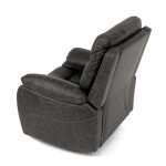 TV a relaxační křeslo s elektrickým ovládáním, potah coffee látka v dekoru vintage, 1 motor 240V