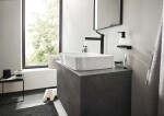 HANSGROHE - AddStoris Dávkovač mýdla s držákem, matné sklo/černá mat 41745670