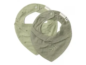 Little Dutch Bryndáček bandana 2 ks Pure Sage (TE50115039LD)