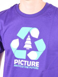 Picture Recycled PURPLE pánské tričko krátkým rukávem