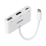 Manhattan USB 2.0 adaptér [1x USB-C® zástrčka - 1x zástrčka DisplayPort] USB-C auf DisplayPort-Kabel Stecker/Stecker 4K@