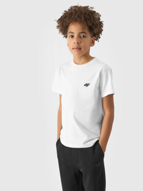 Chlapecké hladké tričko 4F bílé