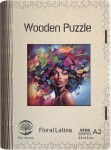 Dřevěné puzzle/Floral Latina A2 - Emitex