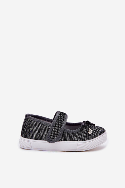 Dětské Baletky S Mašlí Černé Amirinas 21