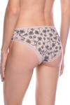 Dámské kalhotky BIKINI L-1549BI XXL černo-prachově růžová XXL
