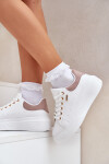 Dámské Sneakersy Na Platformě Eko Kůže Bílé Lelandine 40