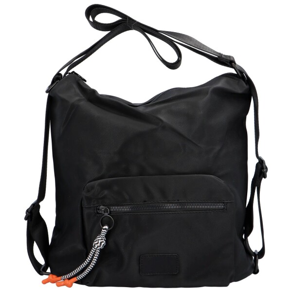 Volnočasová dámská lehká kabelka/batoh Pura, černá