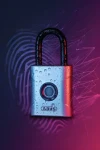 Abus 57/45 / Visací zámek / otisk prstu / 45 mm / odolný povětrnosti (57/45)