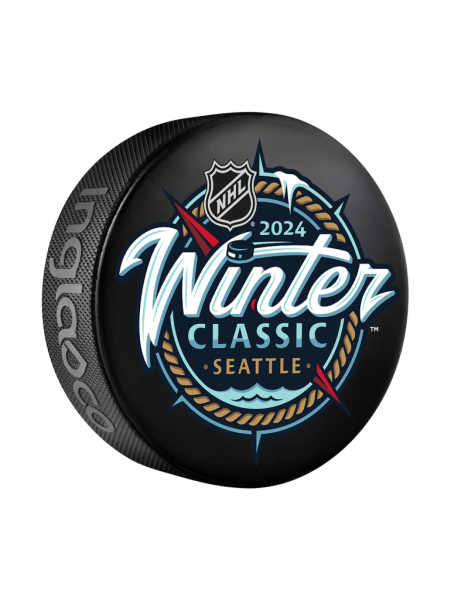 Inglasco / Sherwood Puk Winter Classic 2024 Seattle Souvenir Collectors Puck