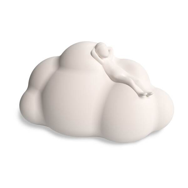 Cam Cam ApS Noční lampička s barevným světlem Cloud Off-White, bílá barva, plast