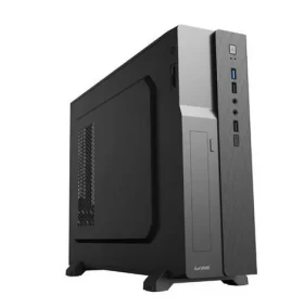 1stCOOL COMPACT 1 černá / PC skříň / Micro Tower / USB 3.0 / USB-C / čtečka karet (MC-C1-AU-USB3-C-CR)
