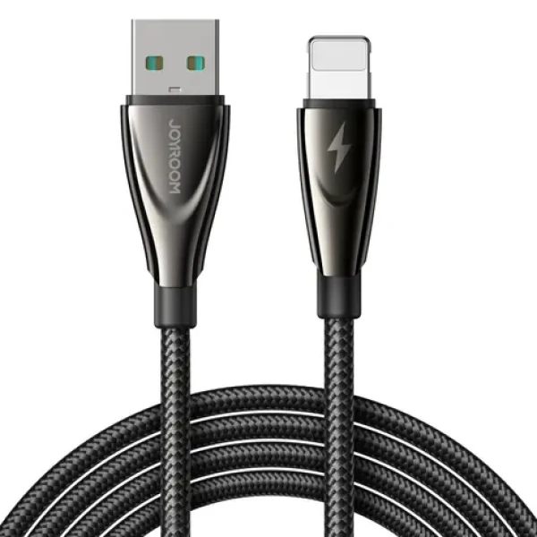 Joyroom Pioneer Series SA31-AL3 Nabíjecí kabel USB-A (M) - Lightning (M) 3A 1.2m černá (6956116759520)