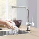 GROHE - MintaTouch Elektronická dřezová baterie, chrom 31360001