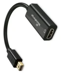 MediaRange Adaptér Mini DisplayPort na HDMI černá / 20 cm / 4K 60Hz / pozlacené kontakty (MRCS236)