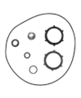 Sada ucpávky Grundfos JP5/JP6 (96768182)