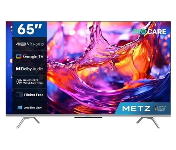 Metz 65MUD7000Z 65" TV, 4K Ultra HD, LED, Bluetooth, WiFi, Google TV, HDR, DTS Studio Sound EDF_817062