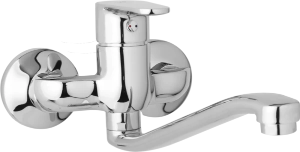JB Sanitary Nástěnná dřezová a umyvadlová baterie TIRA, rozteč 100 mm, S ramínko 250 mm D10 30 20