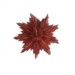 Watt & Veke Závěsná svítící hvězda Oslo Red Ochre 44 cm, červená barva, papír