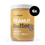 Arašídové máslo - GymBeam (jemné, 6 x 1000 g) (5951-15-6x1000g-smooth)