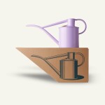 HAWS Konvička na zalévání Fazeley Flow Misty Lilac – 1 l, fialová barva, kov