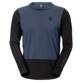 SCOTT Tee M's Vertic Pro Mid LS, Dusk Blue/Black (vzorek) velikost: M